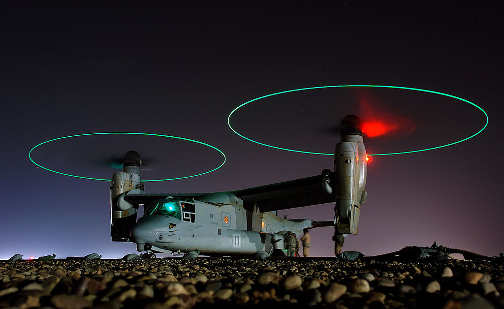 V-22 Osprey refueling